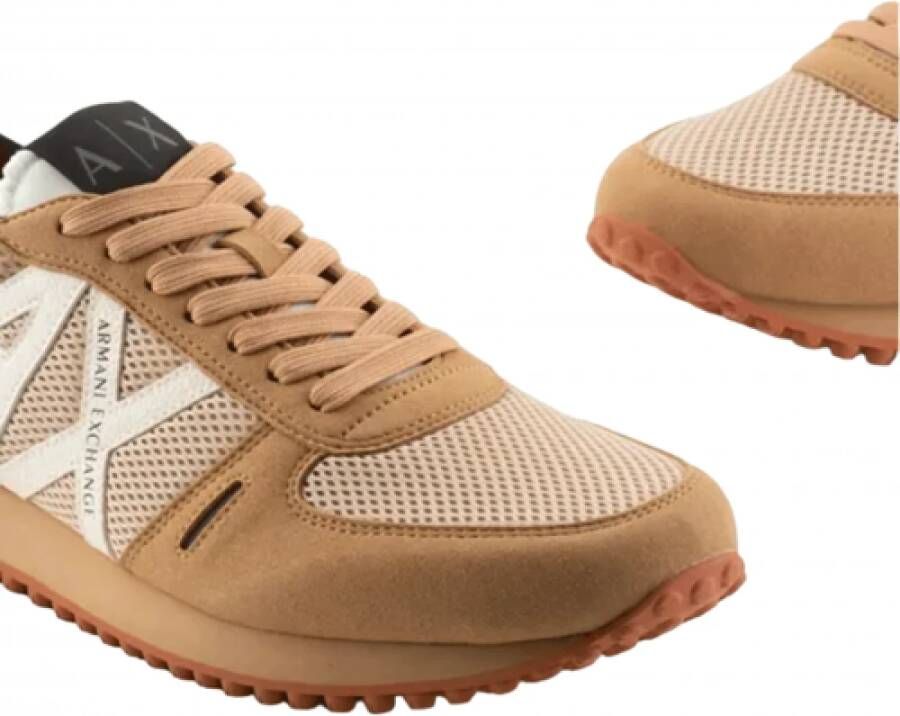 Armani Exchange Basket homme beige Xux169 Beige Heren