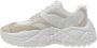 Armani Exchange Beige Rubberen Zool Damessneakers Beige Dames - Thumbnail 11