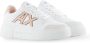 Armani Exchange Contrast Logo Sneakers Xdx147 Optic White Dames - Thumbnail 8