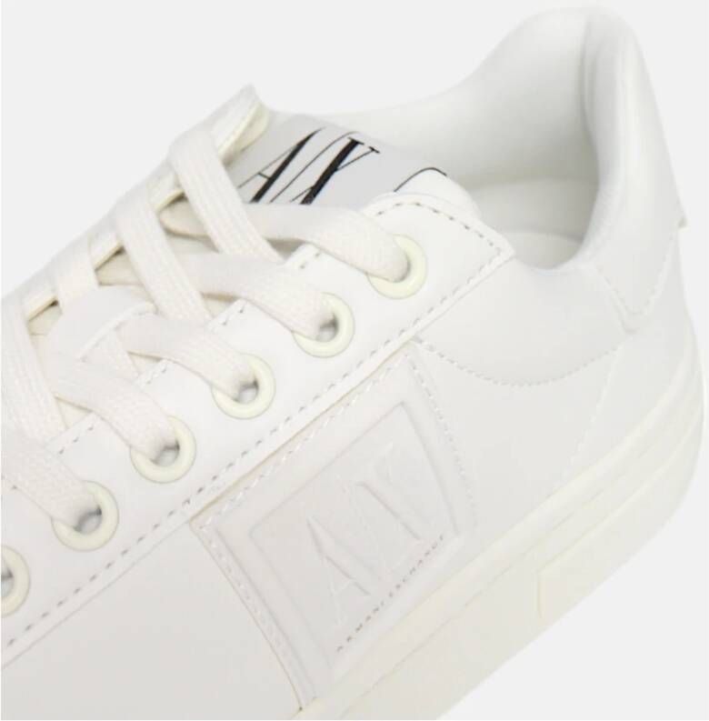 Armani Exchange Ecopelle Sneakers met Logo Detail