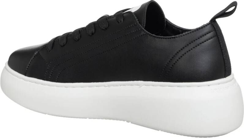 Armani Exchange Effen Veterschoenen Black Dames