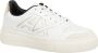 Armani Exchange Effen Vetersneakers White Dames - Thumbnail 5