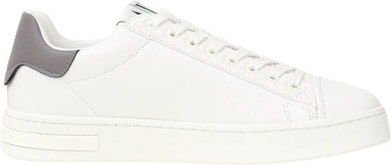Armani Exchange Elegante Tortora Leren Sneakers Lente Zomer