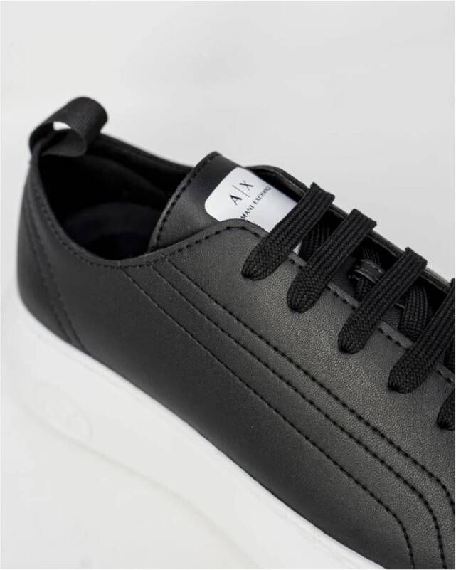 Armani Exchange Faux Leather Sneakers