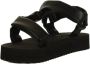 Armani Exchange Flat Sandals Black Dames - Thumbnail 2