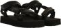 Armani Exchange Flat Sandals Black Dames - Thumbnail 4
