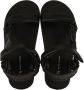 Armani Exchange Flat Sandals Black Dames - Thumbnail 5