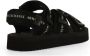 Armani Exchange Flat Sandals Black Heren - Thumbnail 3