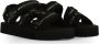 Armani Exchange Flat Sandals Black Heren - Thumbnail 4