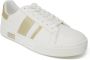 Armani Exchange Gouden Sneakers voor Vrouwen Yellow Dames - Thumbnail 8
