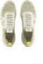 Armani Exchange Groene Sneakers Fris Rekbaar Leer Multicolor Heren - Thumbnail 5