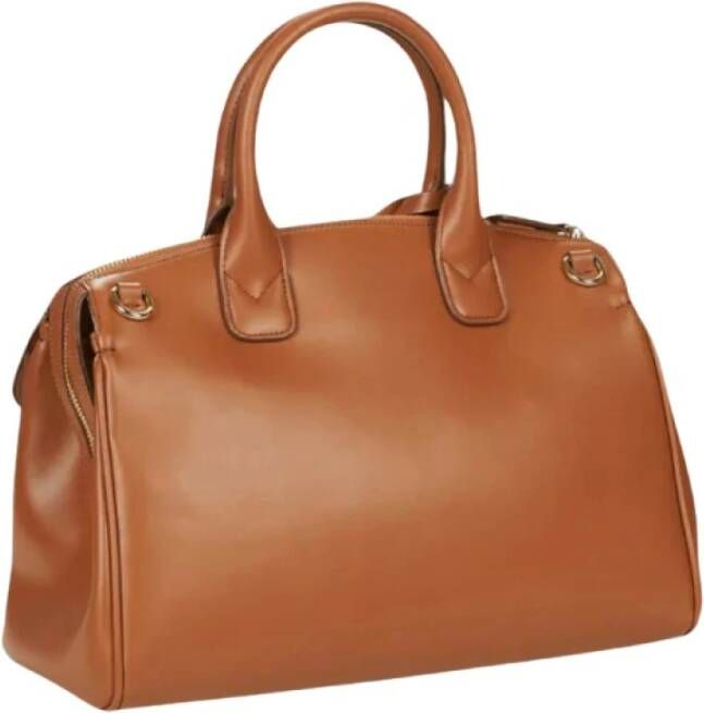 Armani Exchange Grote Handtas met Hangslot en Metalen Details