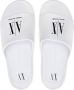 Armani Exchange Stijlvolle Slippers voor Dagelijks Comfort White Dames - Thumbnail 9