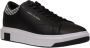 Armani Exchange Leren Sneaker Heren Herfst Winter Collectie Black Heren - Thumbnail 14