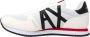 Armani Exchange Heren Sneakers Micro Suede White Heren - Thumbnail 5