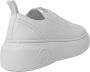 Armani Exchange Witte Leren Sneakers Lente Zomer Collectie White Dames - Thumbnail 6