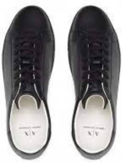 Armani Exchange Klassieke Sneaker Zwart Heren
