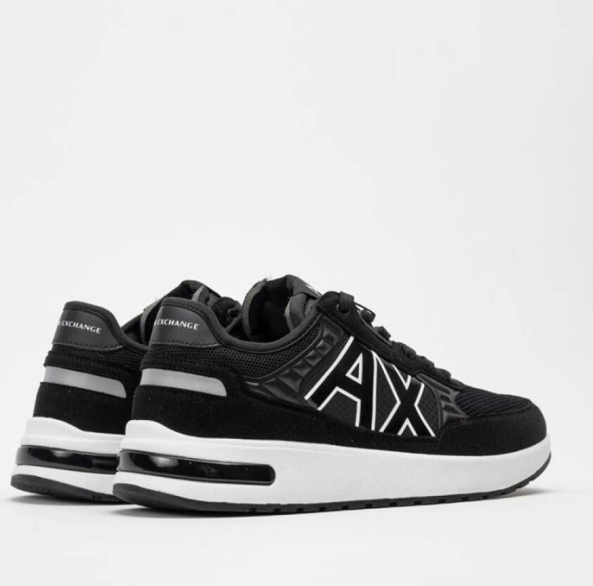 Armani Exchange Laced Shoes Black Heren