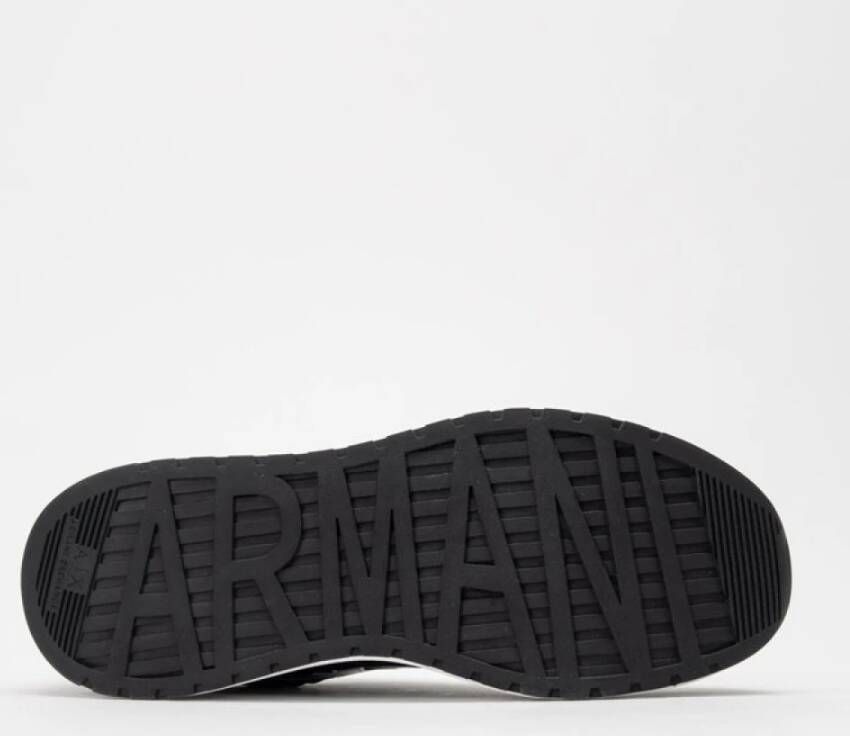 Armani Exchange Laced Shoes Black Heren