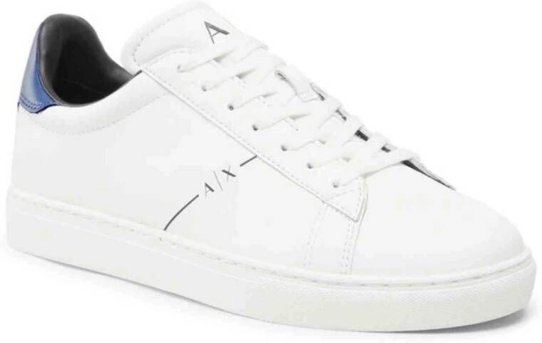 Armani Exchange Laced Shoes Wit Heren