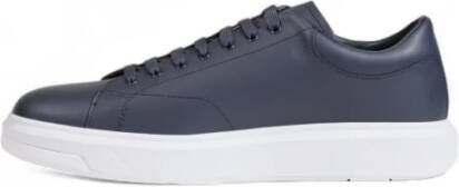 Armani Exchange Leren Herensneakers Lente Zomer Collectie Blue Heren