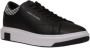 Armani Exchange Leren Sneaker Heren Herfst Winter Collectie Black Heren - Thumbnail 9