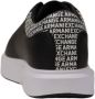Armani Exchange Leren Sneaker Heren Herfst Winter Collectie Black Heren - Thumbnail 11