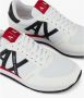 Armani Exchange Heren Sneakers Micro Suede White Heren - Thumbnail 8