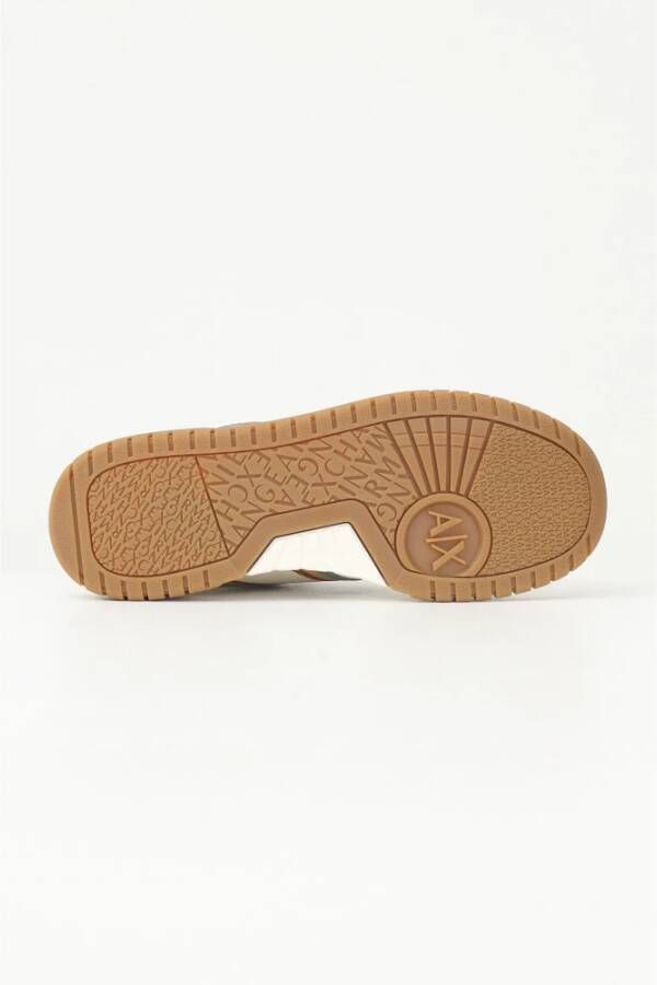 Armani Exchange Moderne witte damessneakers