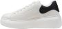 Armani Exchange Polyester Dames Sneakers Collectie White Dames - Thumbnail 6