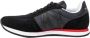 Armani Exchange Zwarte en witte hardloopschoenen Xux017 Xcc68 K489 Black Heren - Thumbnail 9