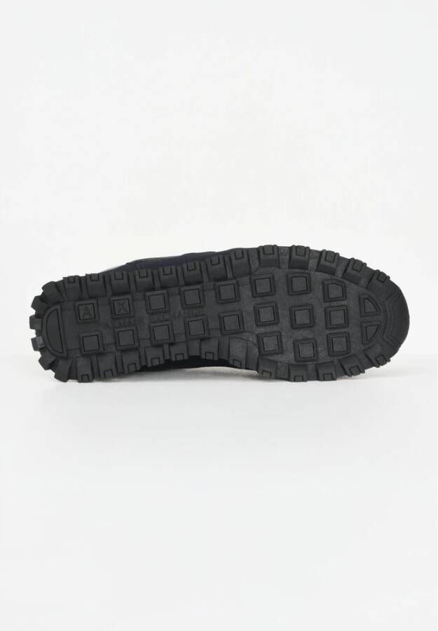 Armani Exchange Retrostijl blauwe sneakers