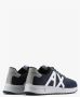 Armani Exchange Sneakers met Ronde Neus en Rubberen Zool Blue Heren - Thumbnail 5