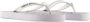 Armani Exchange Witte Rubberen Flip-Flop Sandaal - Thumbnail 3