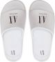 Armani Exchange Band Hiel Polyurethaan Slippers Lente Zomer Collectie White Dames - Thumbnail 19
