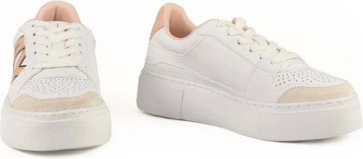Armani Exchange Sneaker in rubber en leermix