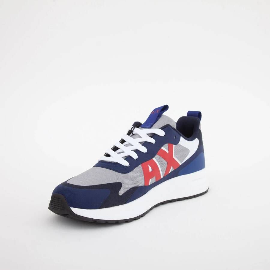 Armani Exchange Sneakers Blauw Heren