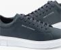 Armani Exchange Blauwe Leren Sportieve Sneakers met Rubberen Zool Blue Heren - Thumbnail 14