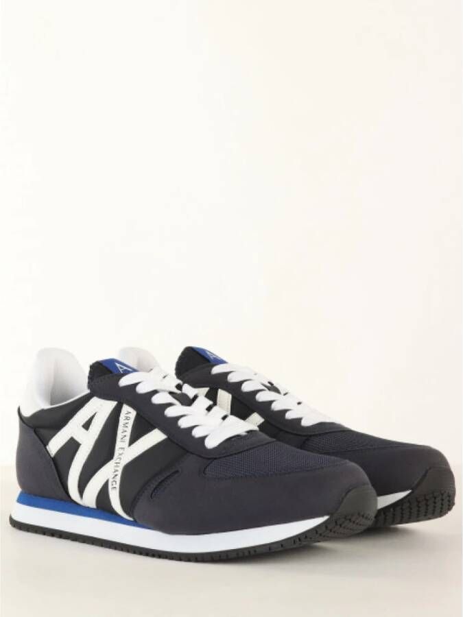 Armani Exchange Sneakers Blue Heren