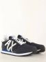 Armani Exchange Zwarte en witte hardloopschoenen Xux017 Xcc68 K489 Black Heren - Thumbnail 14