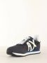 Armani Exchange Zwarte en witte hardloopschoenen Xux017 Xcc68 K489 Black Heren - Thumbnail 15