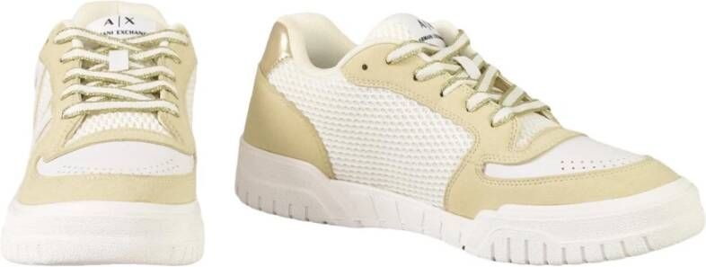 Armani Exchange Sneakers met 50% rubberen zool Yellow Dames
