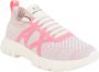 Armani Exchange Fuchsia Sneakers Comfortabel Stretch Multicolor Dames - Thumbnail 2
