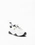 Armani Exchange Witte Sneakers Elegant Suède Detail White Dames - Thumbnail 4