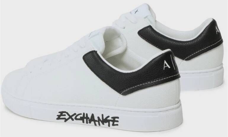 Armani Exchange Sneakers Wit Heren