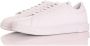 Armani Exchange Witte leren lage sneakers met logo detail White Heren - Thumbnail 12