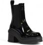 Armani Exchange Stijlvolle Dameslaarzen Collectie Herfst Winter Black Dames - Thumbnail 4