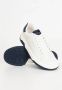 Armani Exchange Witte en blauwe lage profiel sneakers White Heren - Thumbnail 9