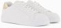 Armani Exchange Witte Gouden Sneakers voor Vrouwen White Dames - Thumbnail 4