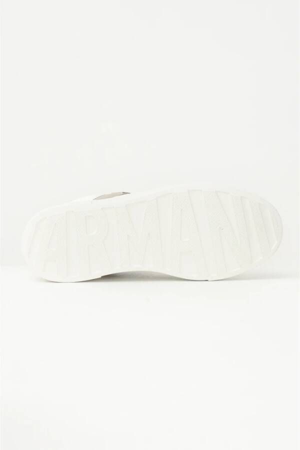 Armani Exchange Witte lage profiel sneakers lente zomer